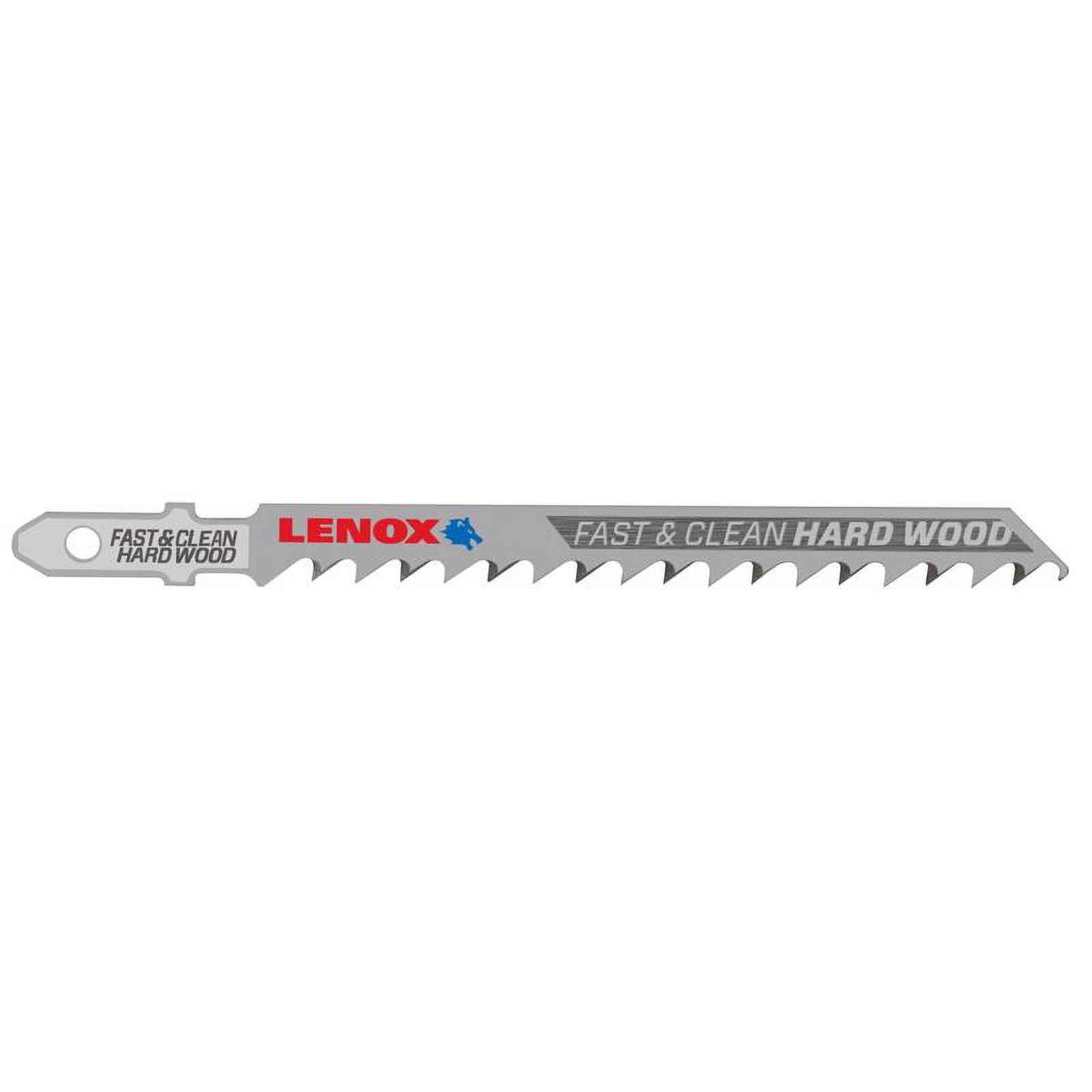 Lenox 1990709 4.5 in. 6 TPI All Purpose T-Shank Bi-Metal Jig Saw Blades - 2 Per Card