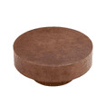 thumbnail image 5 of Hassch 31.4-inch Round Coffee Table, Simple Cocktail Table, Modern Center Table for Living Room, Dark Walnut, 5 of 7