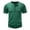 Green, variant on Summer Cotton Short Sleeve Shirts for Men Half Button Henley Shirt Solid Color Muscle Workout T Shirt Gym Athletic Tee Shirts Blue XXL