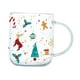 thumbnail image 5 of Taza de cristal navideña de 450 ml, taza de café, bebida, té ligero, taza de jugo con Estilo A, 5 of 9