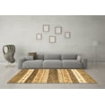 thumbnail image 3 of Ahgly Company Indoor Rectangle Abstract Brown Contemporary Area Rugs, 2' x 4', 3 of 4