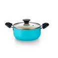 thumbnail image 2 of Cook N Home Ceramic coating cookware set, 10-Piece, Turquoise, 2 of 5