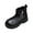 Black, variant on Tkrady Kids Boots Spring Summer New Lightweight Durable Cute Sparkly Fashion Zipper Girls Ankle Boots, Sizes 3-12 Years