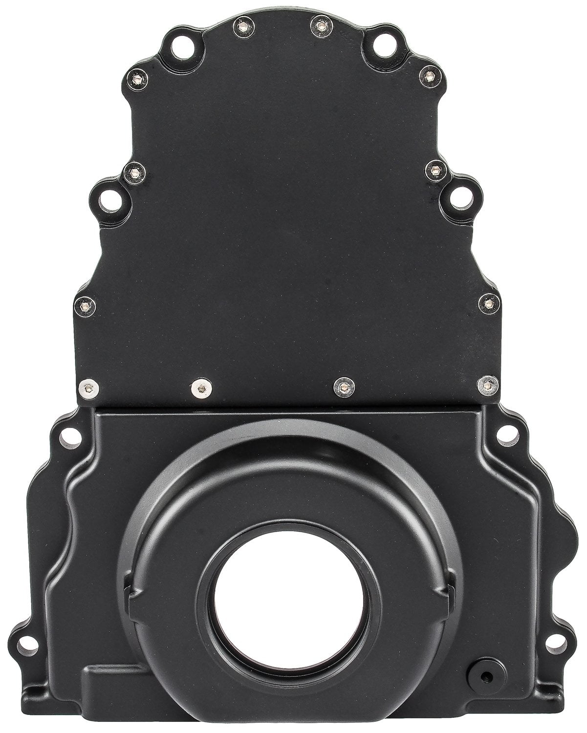 JEGS 50326 GM LS Timing Cover for GM LS Engines up to Gen IV with Rear