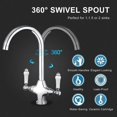thumbnail image 3 of Two Lever Kitchen Faucet, Classic, Kitchen Taps-Classic, 3 of 5