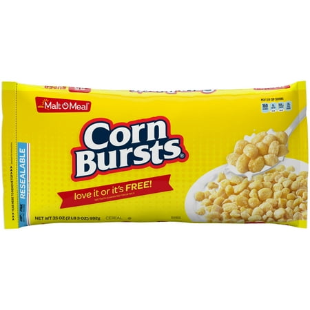 Malt-O-Meal Breakfast Cereal, Corn Bursts, 35 Oz, (Corn Flakes Best Price)