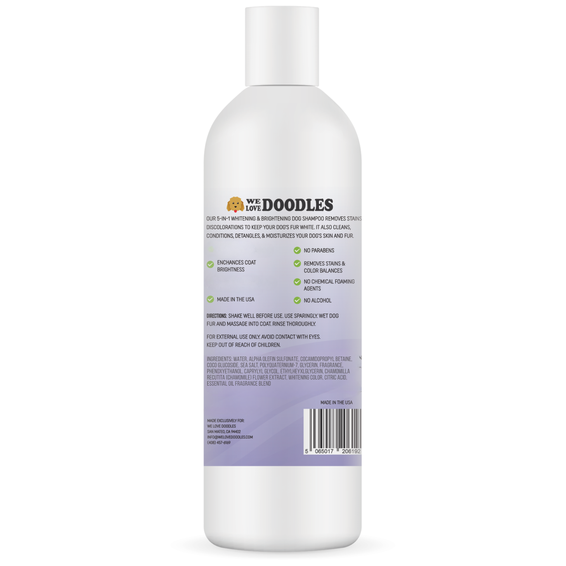We Love Doodles Whitening Dog Shampoo photo 2