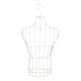 thumbnail image 1 of Maniquí masculino, maniquí para fotos, práctico para exhibir camisetas, torso de medio cuerpo. Blanco, 1 of 9