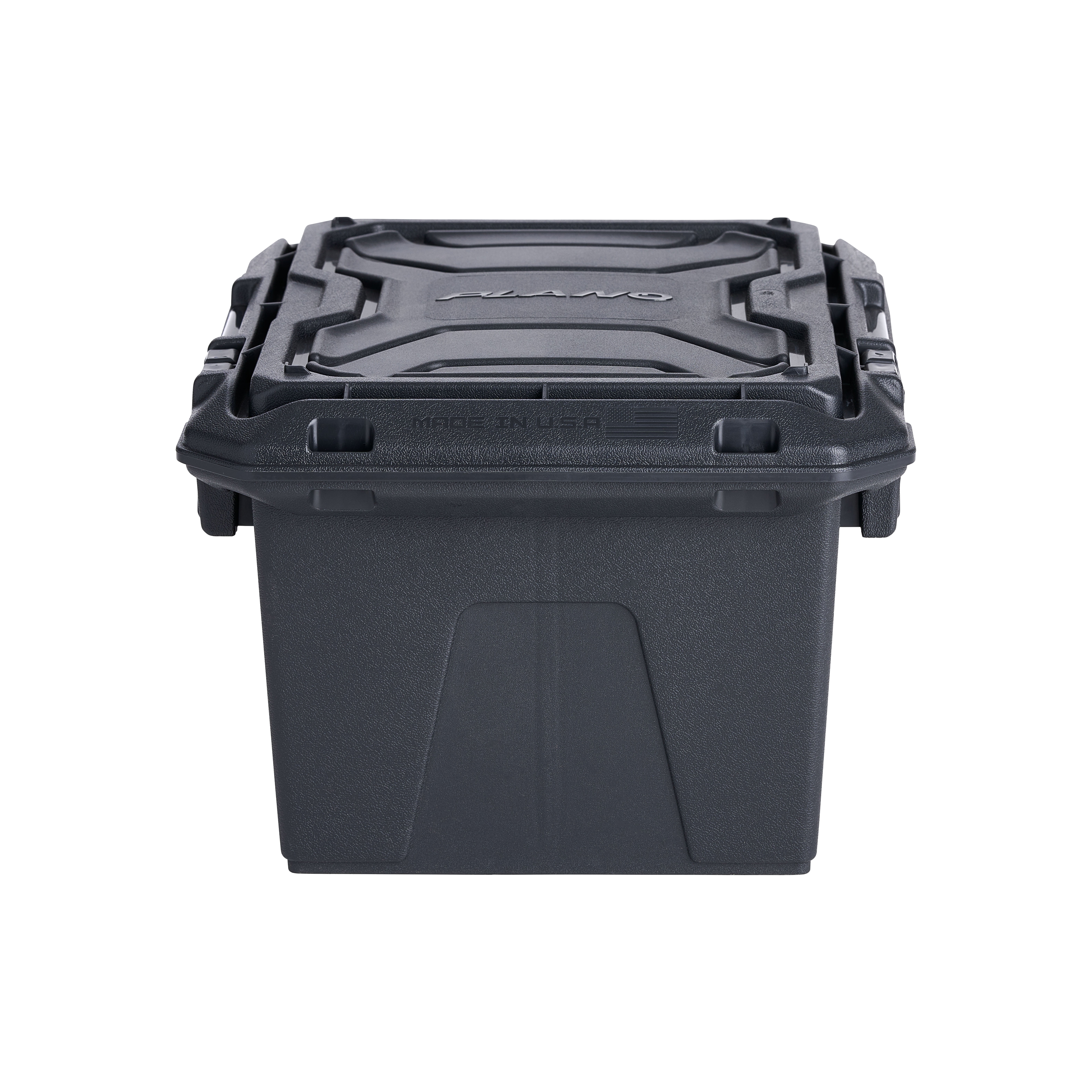 Plano Sportsman's Crate, Black, 16-Quart Lockable Storage Box