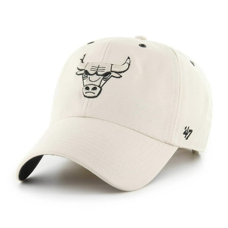 Men's '47 Cream Chicago Bulls Lunar Clean Up Adjustable Hat
