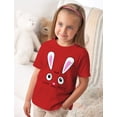 thumbnail image 5 of Tstars Boys Unisex Easter Holiday Shirts Little Easter Bunny Face Tee Cute Kids Happy Easter Party Shirts Easter Gifts for Boy Toddler Kids T Shirt, 5 of 6