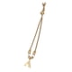 thumbnail image 1 of Pulsera Con Inicial De Letra, Pulsera Con Letra A, Acero Resistente De Color Dorado Para Fiesta, 1 of 7