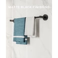 thumbnail image 5 of 18-inch Wall Mounted Towel Bar for Kitchen and Bathroom, Matte Black, by Fixsen, 5 of 7