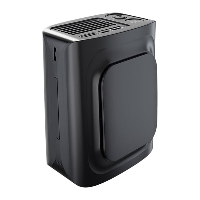 Ventilador de cintura personal Ventilador de cuerpo refrescante Ventilador de cintura para senderismo Mochilero Pesca Negro