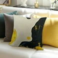 thumbnail image 3 of BANET Fall Pillow Covers Halloween Throw Pillow Loose Outdoor Pillow Abstract Pattern Square Cushion White, 3 of 5