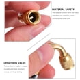 thumbnail image 4 of Miangastore 3 Pcs Copper Extension Stem Tyre Adaptor Extenders Stem Wheel Tire, 4 of 8