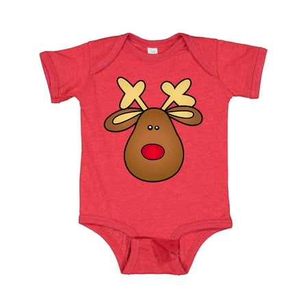 

Inktastic Rudolph the Red Nose Reindeer Gift Baby Boy or Baby Girl Bodysuit