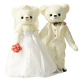 thumbnail image 1 of Nuevo caliente Disney Anime dibujos animados parejas juguete de peluche Ted vestido de boda lindo osito perdido mantequilla regalo de boda 35cm zhangmengya LED, 1 of 2