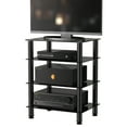 thumbnail image 1 of FITUEYES 4-Tier Shelves Entertainment AV Component Media Stand Audio Rack TV Stand for Video Components, Stereo Equipment, Gaming Consoles, 1 of 6