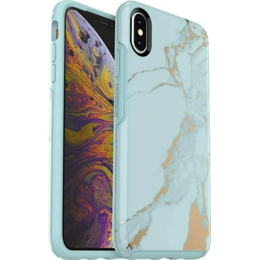 OtterBox Symmetry Series Case for iPhone XS Max, Teal Marble