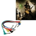 thumbnail image 1 of Câble d'Effet, Cordon de Pédale de Réduction de Bruit Transmission Stable Isolation Colorée 6 Pcs pour Guitare Électrique pour Basses, 1 of 7