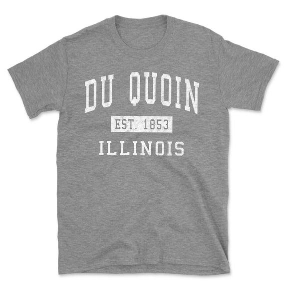 Du Quoin Illinois Classic Established Men's Cotton T-Shirt