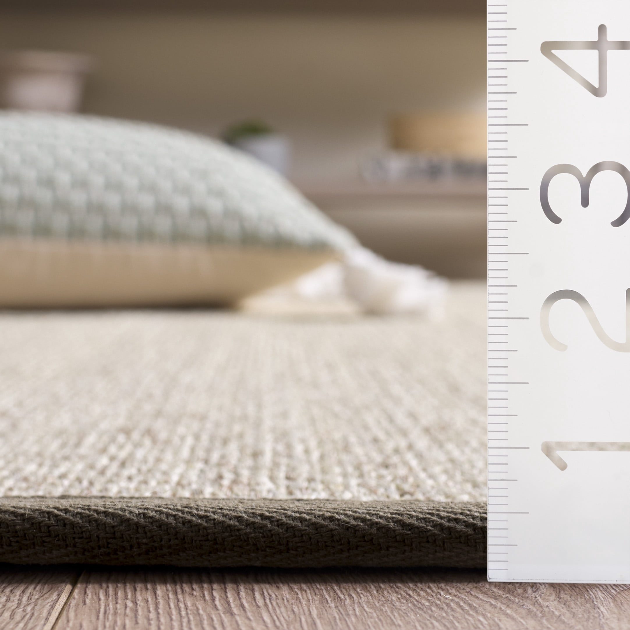 Safavieh Natural Fiber Kentigern Solid Area Rug, Marble/Khaki, 11' x 15'