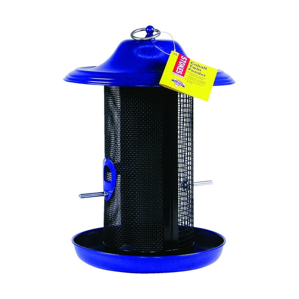 Stokes Select Wild Bird 4 lb. Metal Caged Tube Bird Feeder 2 ports