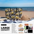thumbnail image 5 of Xecao Excavator At Work for versatile beach bag for women includes zipper pockets and waterproof material, ideal for vacations and adventures., 5 of 7