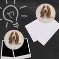 thumbnail image 3 of Basset Hound Dog Breed Refrigerator Fridge Locker Vinyl Circle Magnet Set, 3 of 4