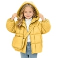 thumbnail image 3 of Liyamei Kids Hooded Padded Jacket with Zipper for Winter Lightweight Outdoor Wear, 3 of 5
