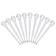 thumbnail image 1 of 10 Piezas de Cristal Colgante de Gota de Lluvia Piezas de Que Cuelgan Decoraciones de Carámbanos Sunnimix araña colgante de cristal, 1 of 8