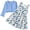 Blue Butterfly, variant on Lanbubble Toddler Girls Dresses with Ruffle Cardigan, 2‑Piece Fall Outfits for 3‑7T