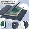 thumbnail image 3 of JETech Case for iPad Pro 12.9 Inch (2015/2017 Model, 1st/2nd Generation) with Pencil Holder, Slim Tablet Cover with Soft TPU Back, Auto Wake/Sleep (Navy), 3 of 8
