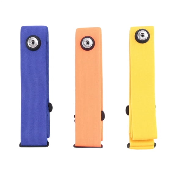 3Pcs for Heart Rate Chest Strap Adjustable Elastic Strap for Sports Wireless Monitor Rate Belt C,3x Adjustable Elastic Strap