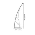 thumbnail image 2 of OULII Support de Store Porte Entrée Renforcé Plastique Blanc Acier 1Ensemble, 2 of 8