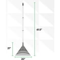thumbnail image 2 of Superio Adult Rake with 3-Part Aluminum Handle, Durable Plastic Head to Sweep Leaves in Lawn and Tidying Up The Garden, 61", 2 of 4