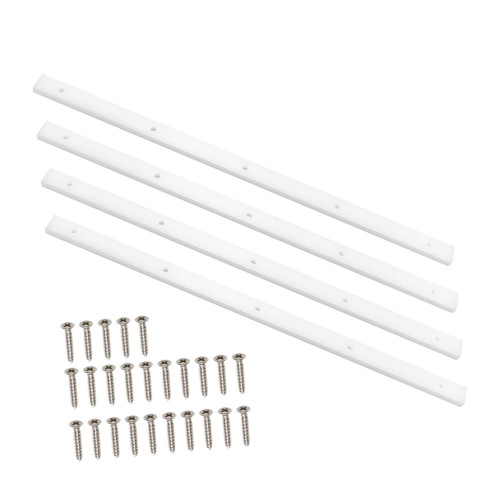 CarpNettore 4 Pieces Table Saw Crosscut Sled Table Saw Runner for 3/4"x3/8" Miter Slot 43 cm