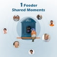 thumbnail image 6 of Coolfly x Richbird Wireless Smart Bird Feeder with Solar Camera & AI Species Identification, Waterproof Outdoor Bird Watching Camera - Deep Blue, 6 of 10