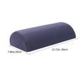 thumbnail image 2 of UPOUART 1Pcs Navy Polyester Cotton Memory Foam Knee Pillow for Leg Support During Side Sleeping 11.8x7.9in, 2 of 8