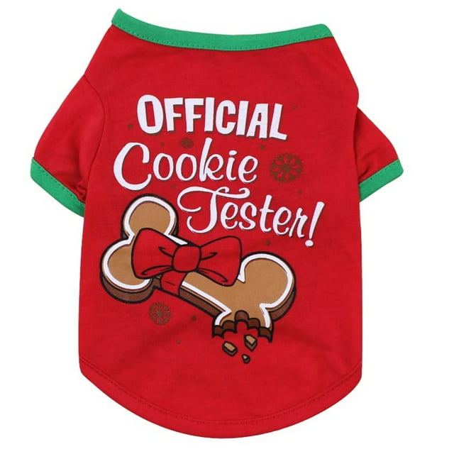 Camisa de perro Camiseta de Navidad para perros Camiseta de mascota Camiseta de Navidad para pe CACAGOO Camisa de manga corta