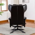 thumbnail image 4 of Snugway Faux Leather Recliner Chair with Ottoman, 4 of 6
