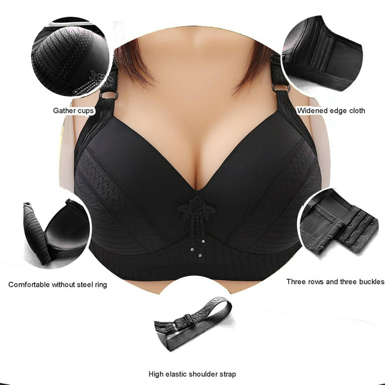 GATXVG Bras for Big Busted Women No Underwire Comfortable Soft Bra