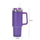 thumbnail image 2 of Termo Taza de paja de café de acero inoxidable portátil de 40 oz para viajes al aire libre (púrpura) JShteea Libre de BPA, 2 of 7