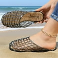 thumbnail image 6 of COM STAR Women Jelly Sandals Lightweight Mesh Flat Summer Slip-On Beach Sandal for Casual Wear Vacation and Daily Outings, 6 of 10