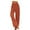 Orange, variant on Womens High Waisted Wide Leg Linen Palazzo Pants with Drawstring & Pockets