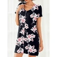 thumbnail image 2 of Avidlove Womens Nightgown Button Down Pajama Dress Sexy Ladies Sleepwear Maternity Night Shirts, 2 of 7