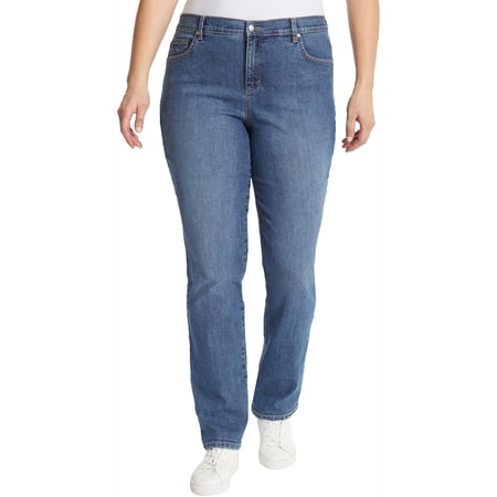 Gloria Vanderbilt Plus Amanda Tapered Leg Short Jeans
