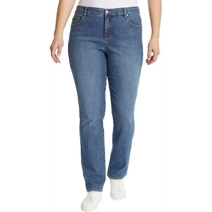 Gloria Vanderbilt Plus Amanda Tapered Leg Short Jeans - Walmart.com
