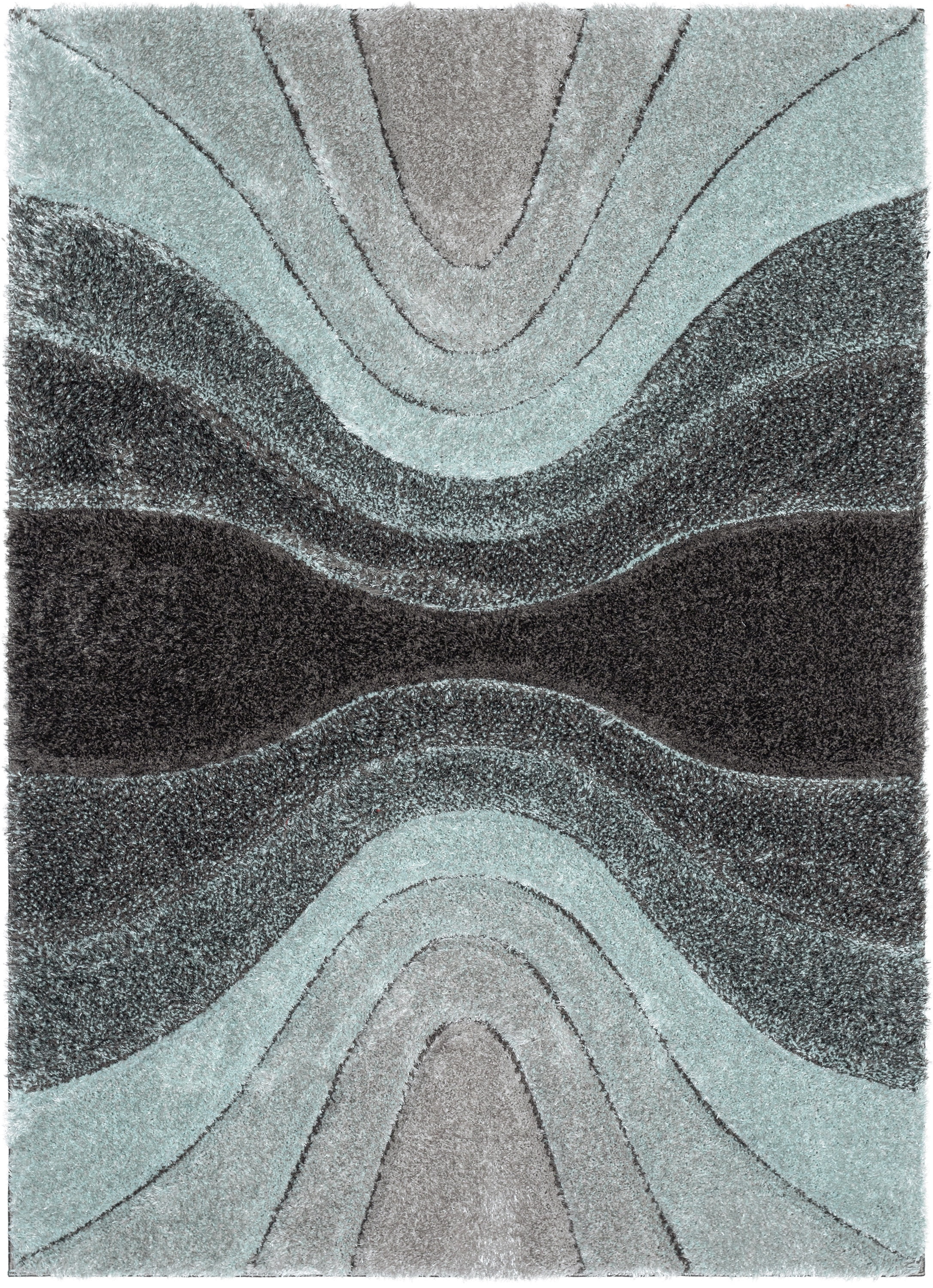 Well Woven San Francisco Geometric Area Rug, 7.83' x 9.83', Dynamic Visual Texture, Stain-Resistant, Thick, Plush, Dazzling